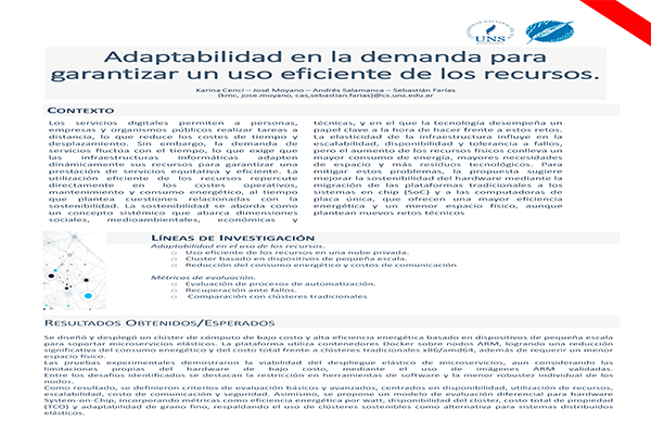 Adaptabilidad en la demanda para garantizar un uso eficiente de los recursos